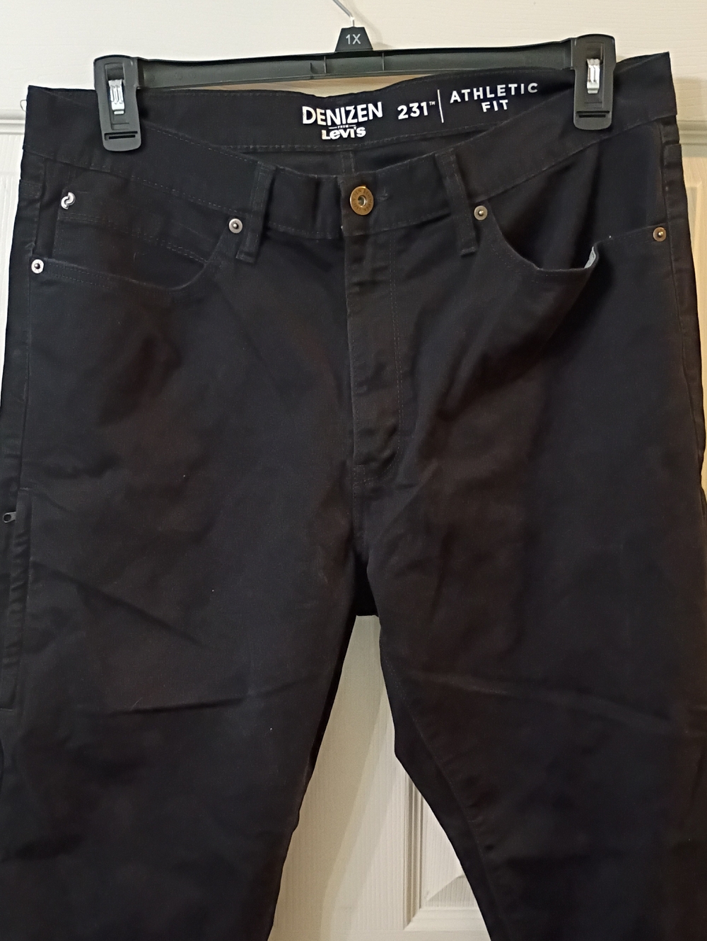 Levi's Denizen Black Men's Relaxed Jeans